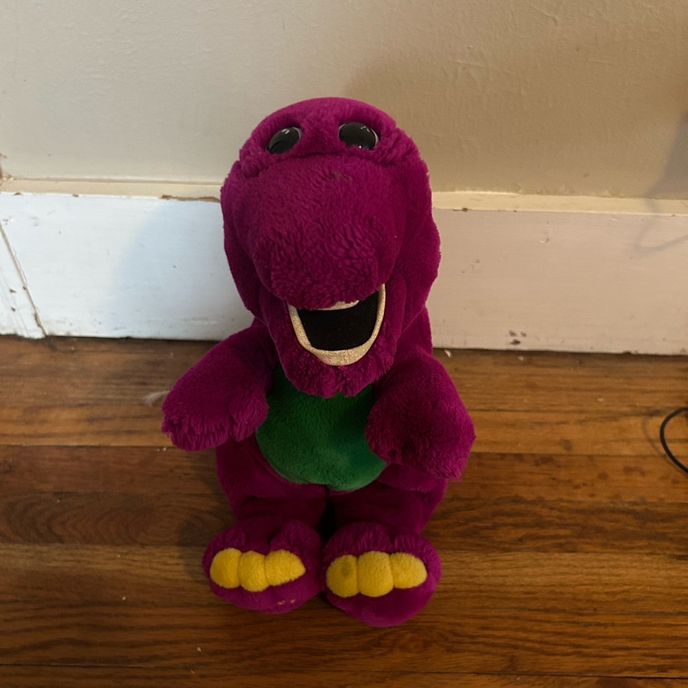 Vintage 1992 Lyons Group Barney Plush Stuffed Animal 15"